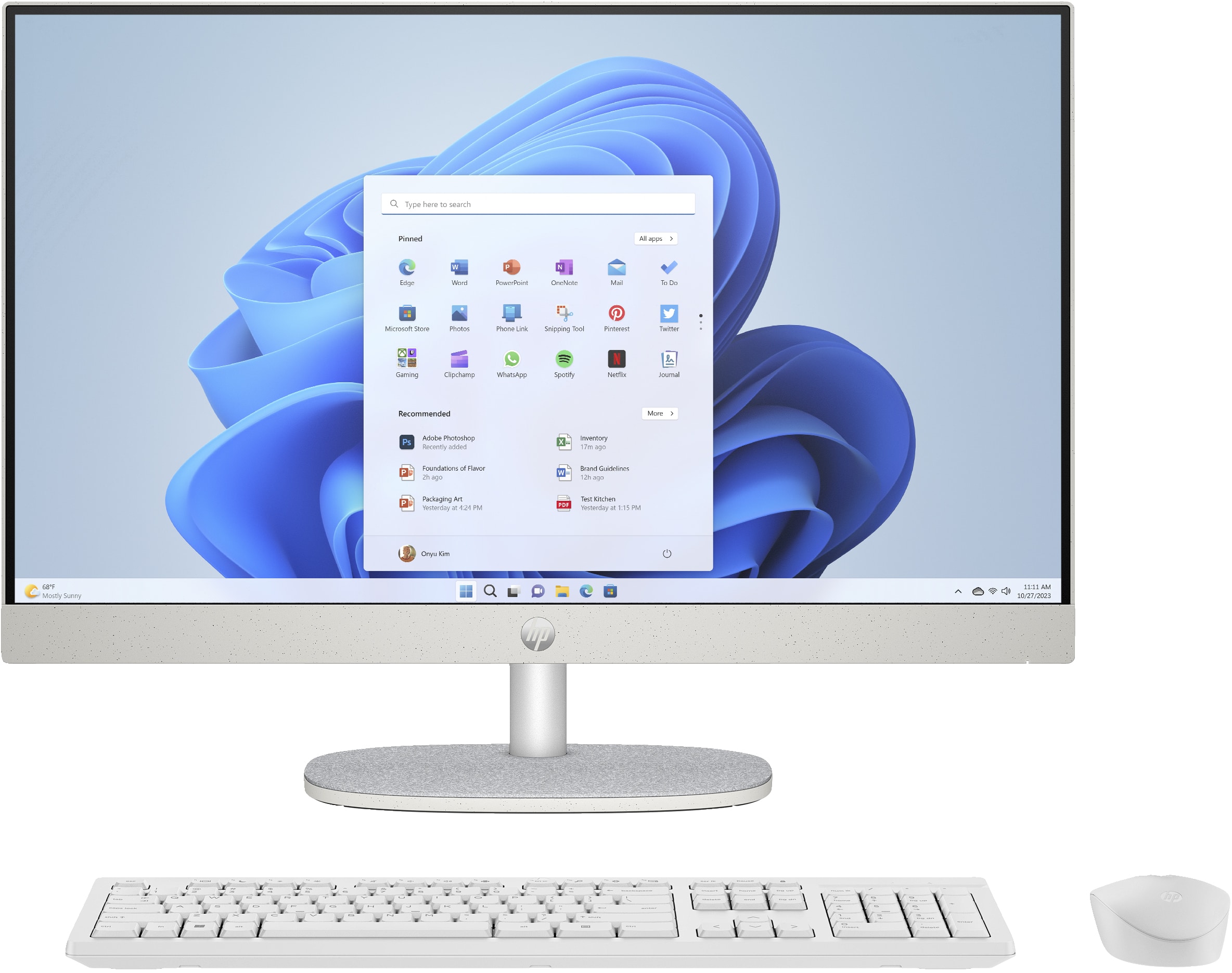 ORDINATEUR BUREAU ALL-IN-ONE HP 24-cr0001nk 13th i5 (845P5EA)