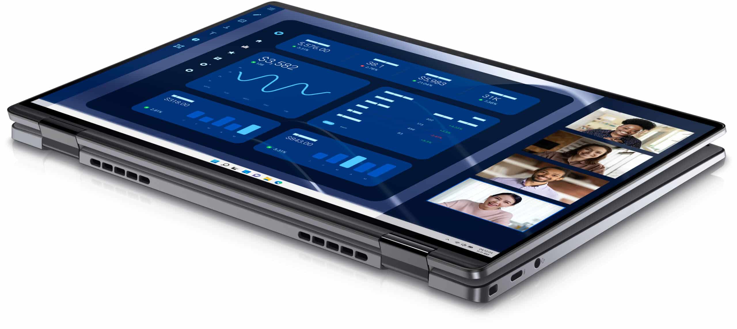 DELL Latitude 9450 2-in-1 Intel Core Ultra 7 165U Hybride (2-en-1) 35,6 cm (14″) Écran tactile Quad HD+ 16 Go LPDDR5x-SDRAM 512 Go SSD Wi-Fi 7 (802.11be) Windows 11 Pro Noir – Image 9