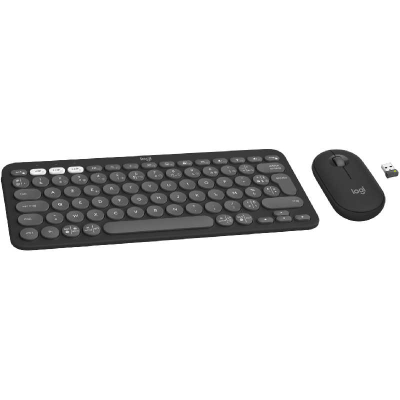 LOGITECH COMBO Pebble 2 Combo Clavier et souris sans fil Noir