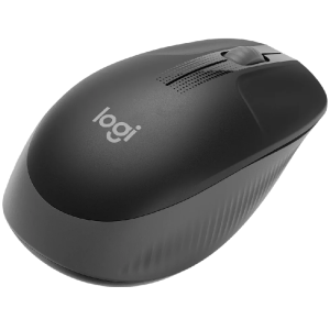 LOGITECH M190 Full-size wireless mouse - 2.4GHZ - N/A - EMEA28i-935- CHARCOAL - M190