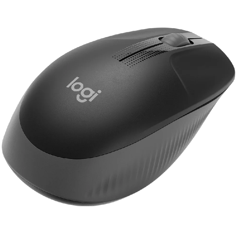 LOGITECH M190 Full-size wireless mouse - 2.4GHZ - N/A - EMEA28i-935- CHARCOAL - M190