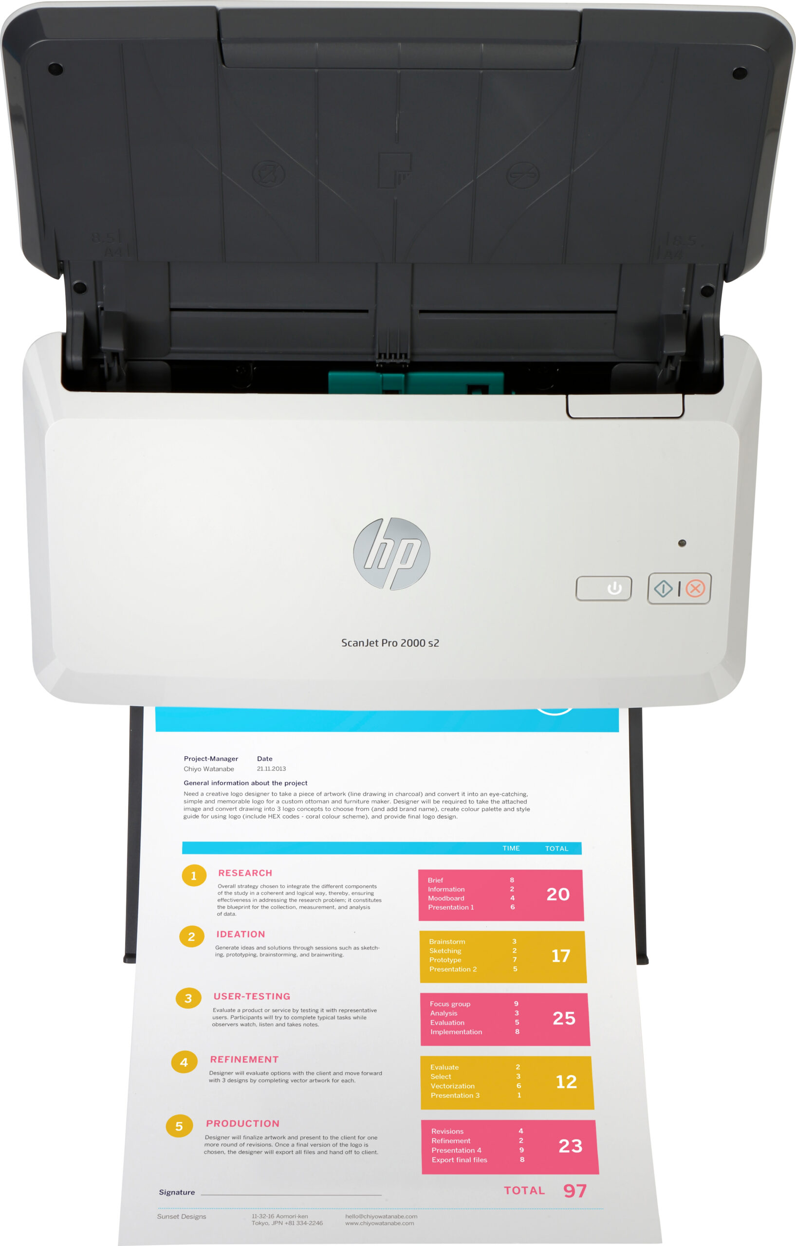 SCANNER AVEC CHARGEUR DE FUILLES HP SCANJET PRO 2000 S2 (6FW06A) – Image 6