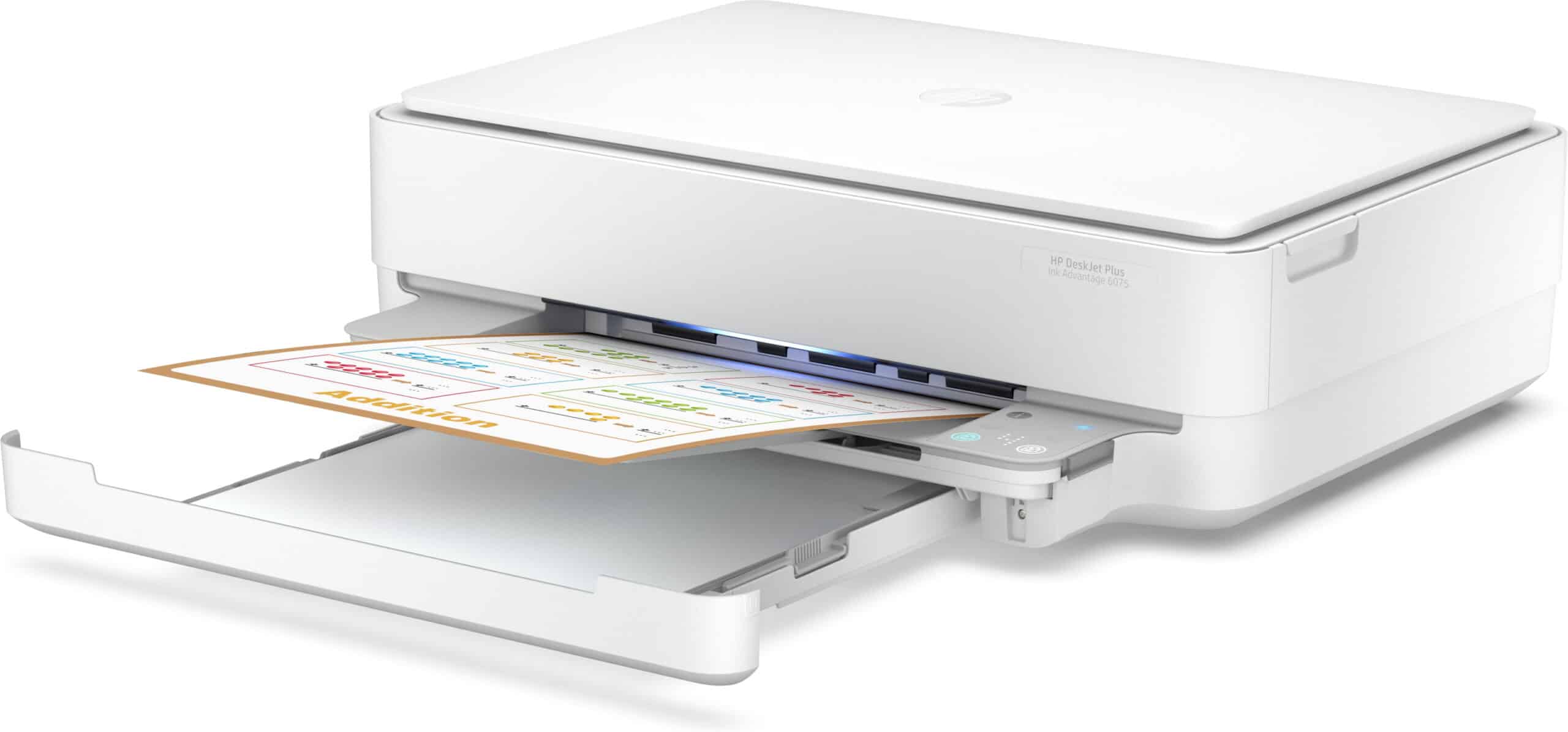 Imprimante multifonction Jet d’encre HP DeskJet Plus Ink Advantage 6075 (5SE22C) – Image 3