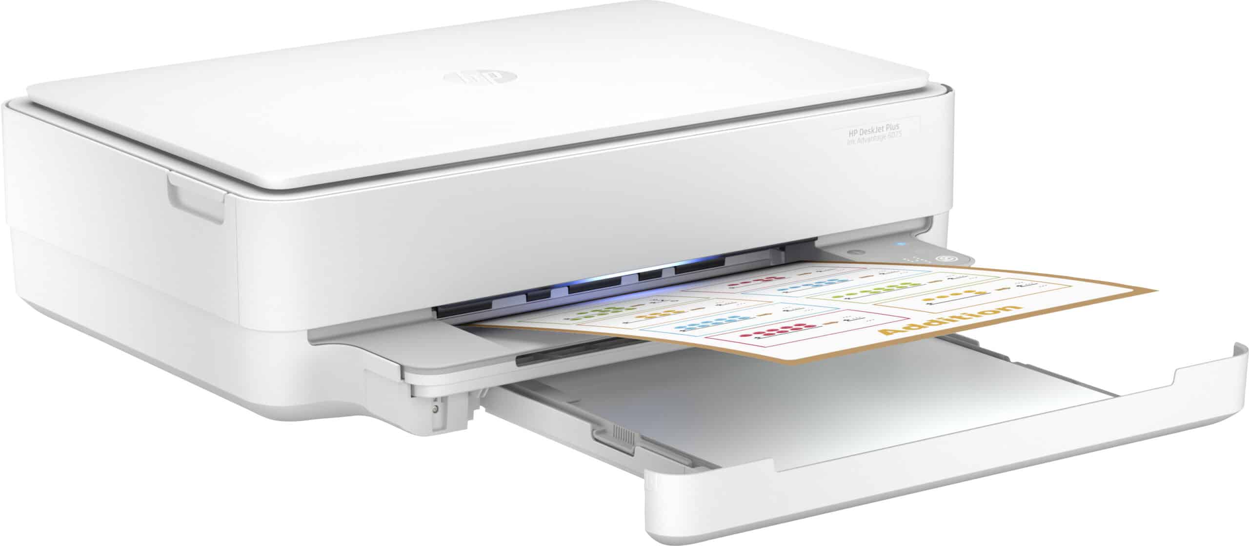 Imprimante multifonction Jet d’encre HP DeskJet Plus Ink Advantage 6075 (5SE22C) – Image 2